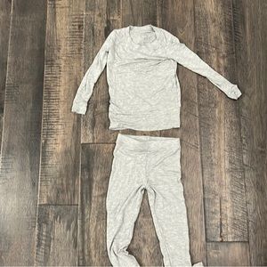 Little Sleepies Gray Bamboo PJ Pajama Set 2T